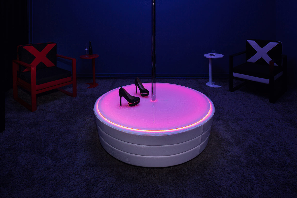 3X klub s lightshowom