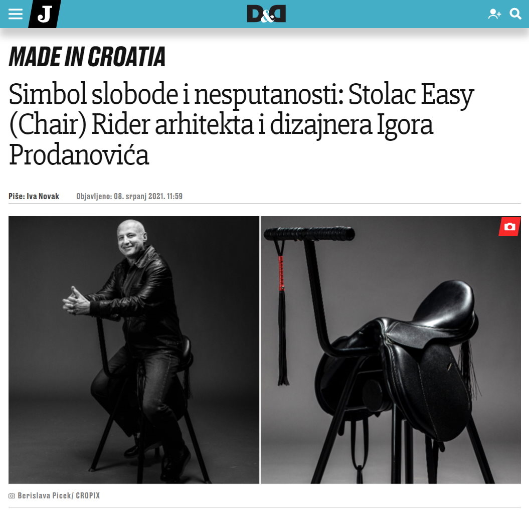 Članak o Igoru Prodanoviću i Sexyinterijerima u Dom & Dizajn magazinu