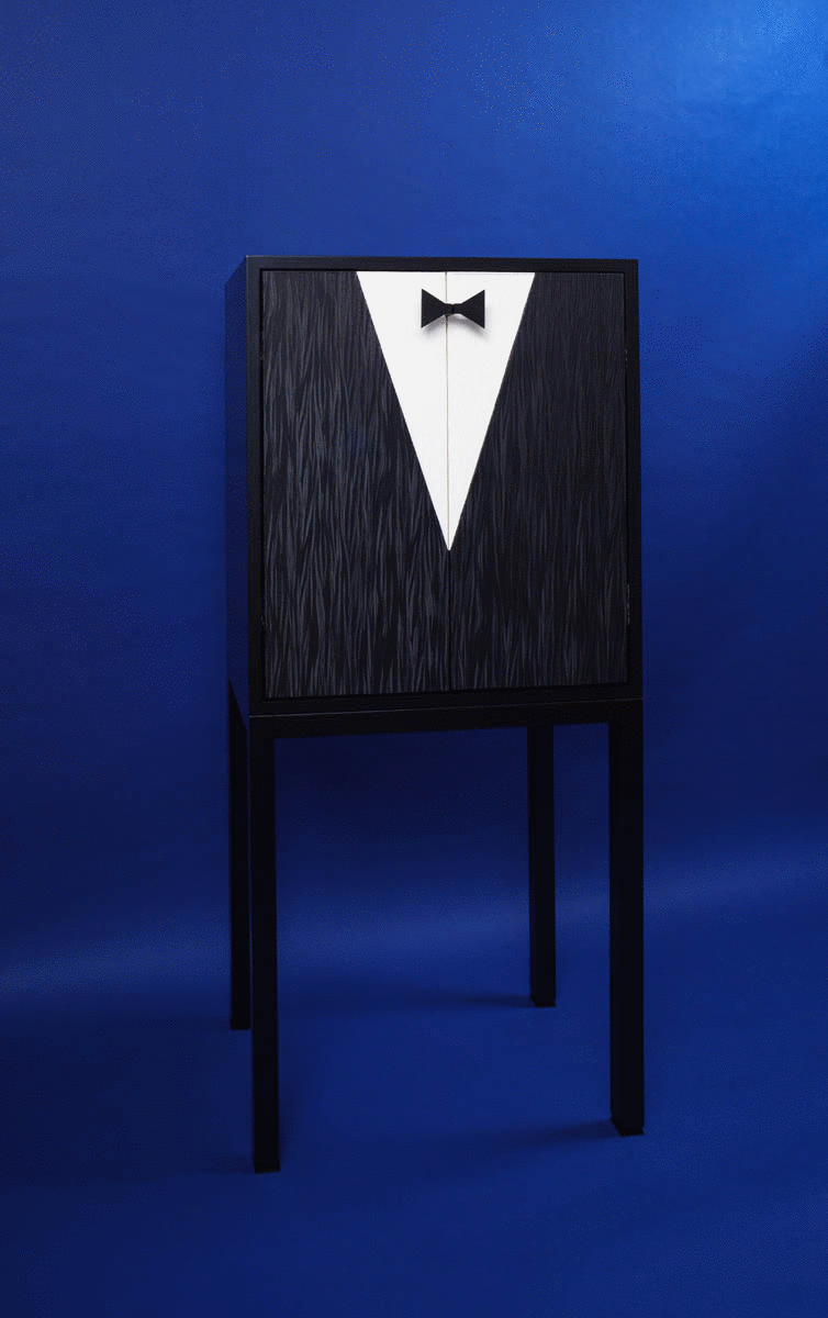 007 Bar wooden black tuxedo James Bond inspired bar